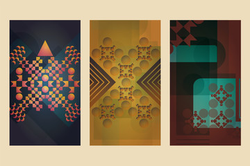 Set of Various Patterns