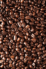 Full spread of coffee beans.