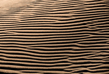 Sand dunes give high contrast images and ripples