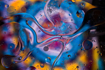 Abstract liquid colorful textured pattern background