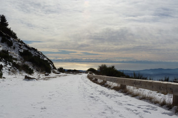 winter mountain landscape
