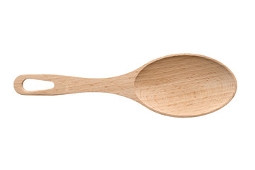 Big handmade wooden spoon