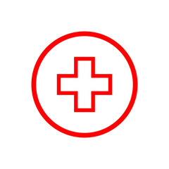 Plus Icon. Add plus icon. Addition sign. Medical Plus icon