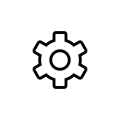 Setting Icon Vector. Cog Settings Icon Symbol