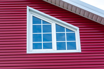 Beautiful window garden at home