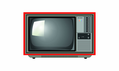 Old retro/vintage tv