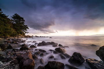 真鶴半島　番場浦の海岸