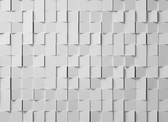 Offset Cubes Background 3D Render