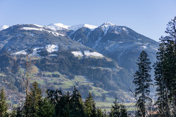 Winter in den Bergen