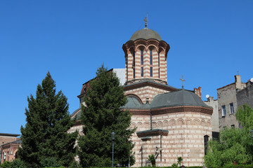 Obraz premium Biserica Sfântul Anton. Church in Bucharest, Romania. Shoot in april 2018