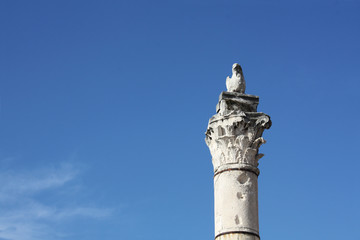 Pillar of Shame in Zadar Croatia. 