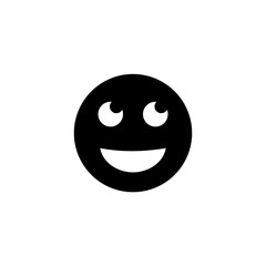 Smile icon vector 