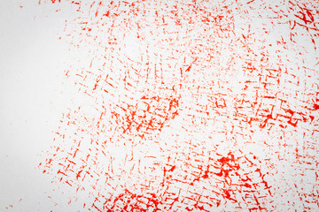 Red abstract spotted acrylic art background