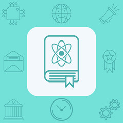 Book vector icon sign symbol