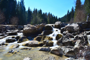 Waterfall in the bavarian alps