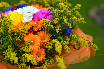 Colorful floral bouquet