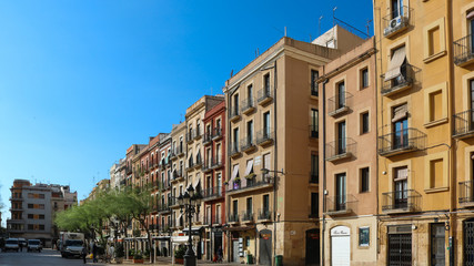 Placa de la Font Tarragona during Mediterranean games in june 2018