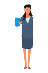 businesswoman avatar cartoon character