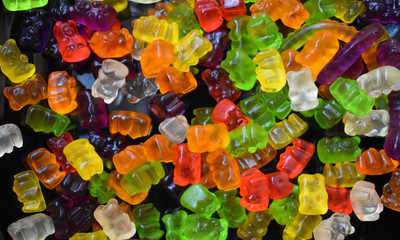 Fototapeta na wymiar Background of colored candy.