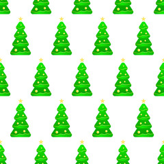 Toy christmas tree pattern