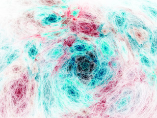 Light colorful abstract fractal, digital artwork for creative graphic design