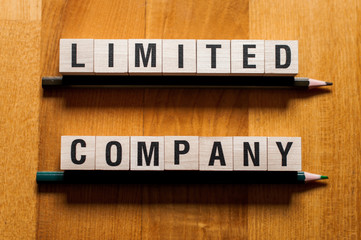 Limited company words concept