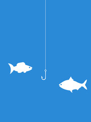 Fish and fishing hook