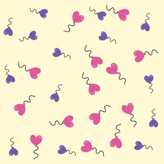 balloons shaped hearts