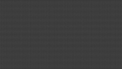 White honeycomb on a black background. Seamless texture. Isometric geometry. 3D illustration