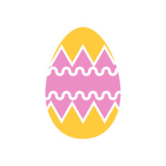Easter egg icon on background for graphic and web design. Simple vector sign. Internet concept symbol for website button or mobile app.