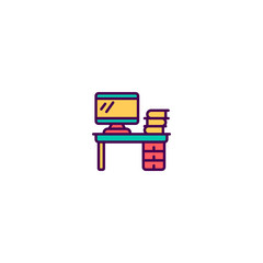 Project management icon vector design