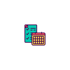 Project management icon vector design