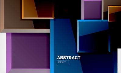 Obraz premium Square geometrical background