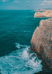 Sagres, Portugal cliffs