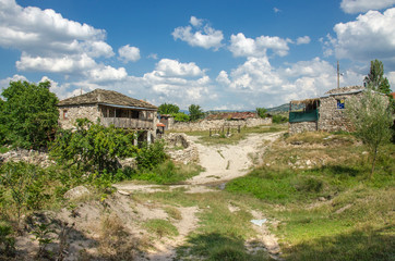 Fototapeta na wymiar Macedonian village - Zovich, Mariovo region