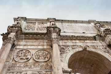 Fototapeta na wymiar Arch of Septimius Severus