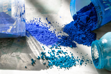 blaue Pigmente für Künstler Bedarf
