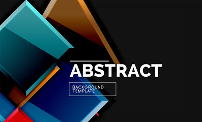 Shiny style geometric background