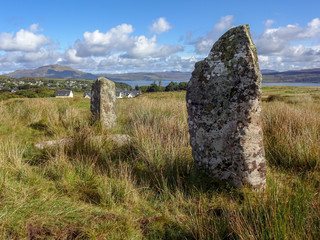Baliscate standing stones in Tobermory auf der Isle of Mull in Schottland