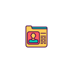 Project management icon vector design