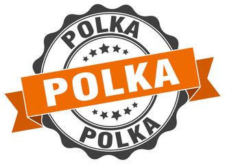 polka stamp. sign. seal