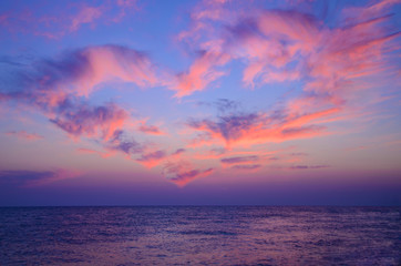 A cloud in the form of a heart. Beautiful sky. Love. Valentine's day concept