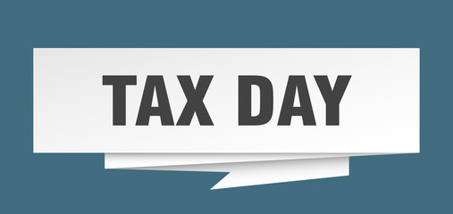 Obraz premium tax day