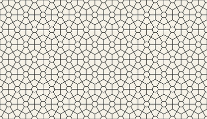 Abstract seamless islamic geometric pattern