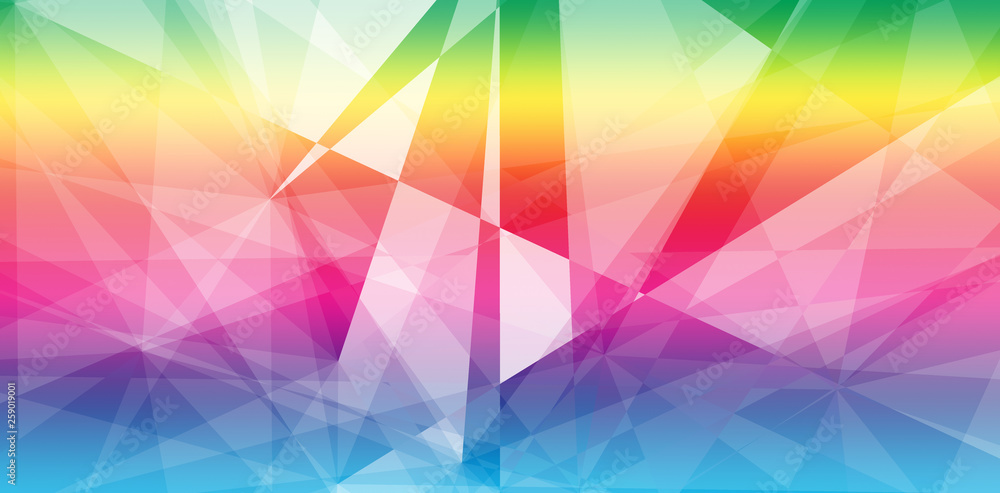 Poster abstract intersecting triangle shape lines geometric background