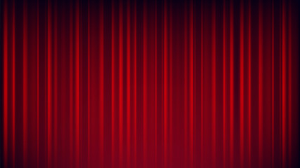 Red curtain abstract background