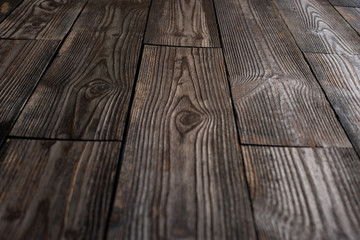 Texture of brush boards covered with paint and stain