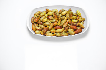 Nigeria local dates Isolated with white background