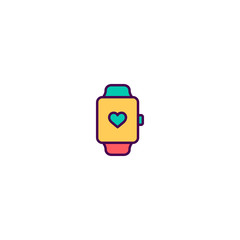 Smart watch Icon Design. Lifestyle icon vector design