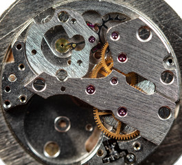 clockwork mechanical watch, high resolution and detail